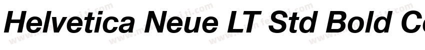 Helvetica Neue LT Std Bold Condense字体转换
